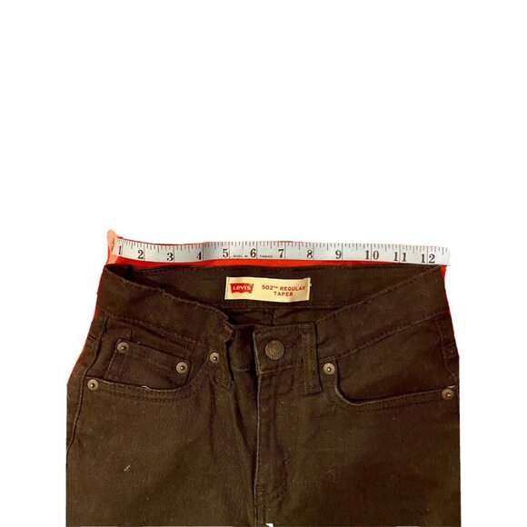 black levis jeans girls size 10 regular preowned In excellent condition denim - Picture 3 of 8